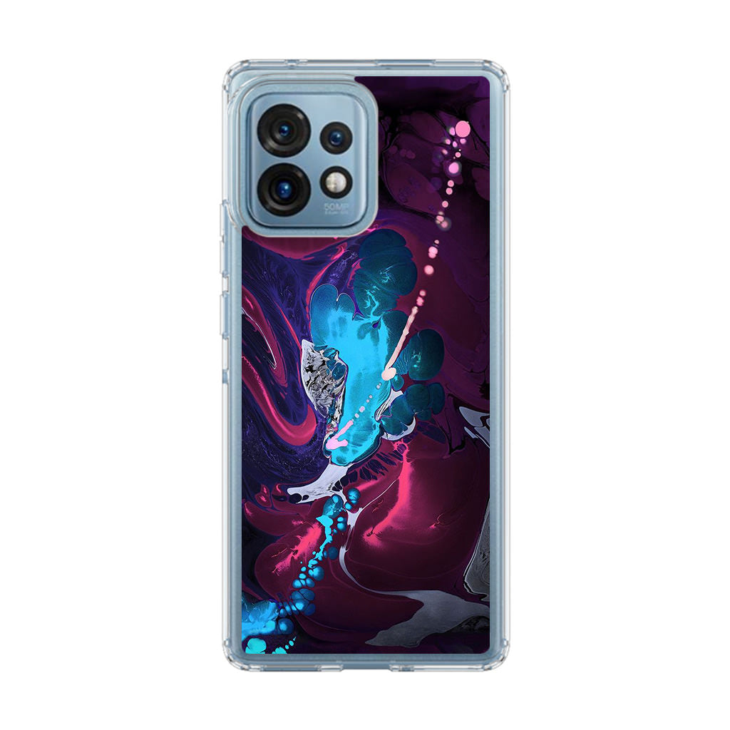 Abstract Purple Blue Art Motorola Edge Plus 2023 Case