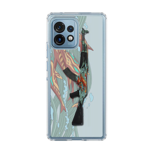 AK-47 Aquamarine Revenge Motorola Edge Plus 2023 Case