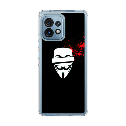 Anonymous Blood Splashes Motorola Edge Plus 2023 Case