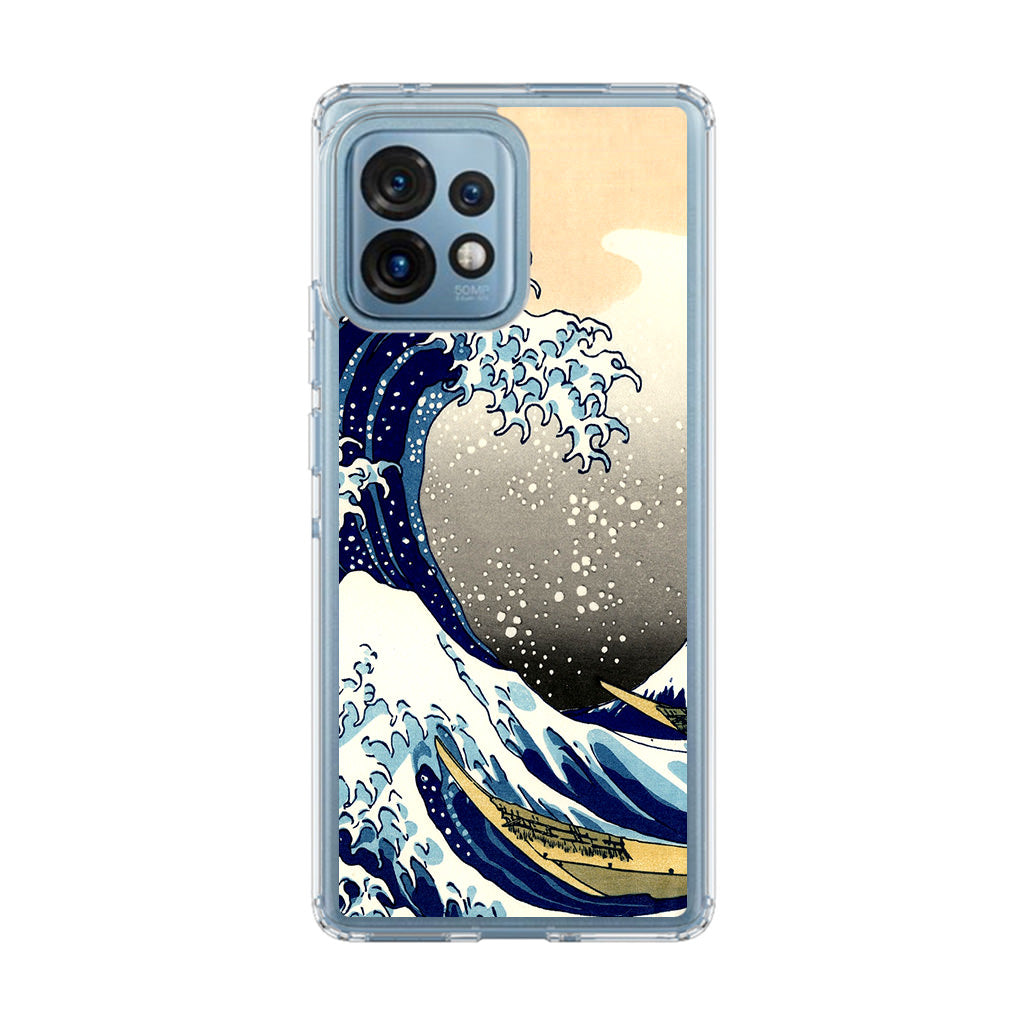 Artistic the Great Wave off Kanagawa Motorola Edge Plus 2023 Case