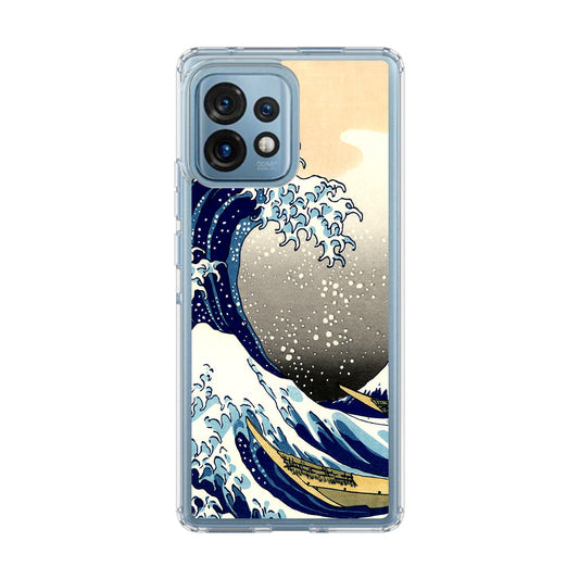 Artistic the Great Wave off Kanagawa Motorola Edge Plus 2023 Case