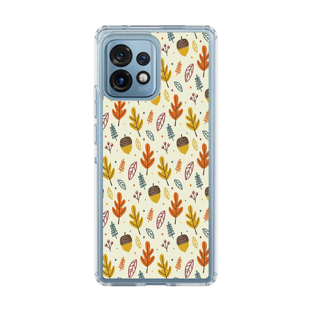 Autumn Things Pattern Motorola Edge Plus 2023 Case