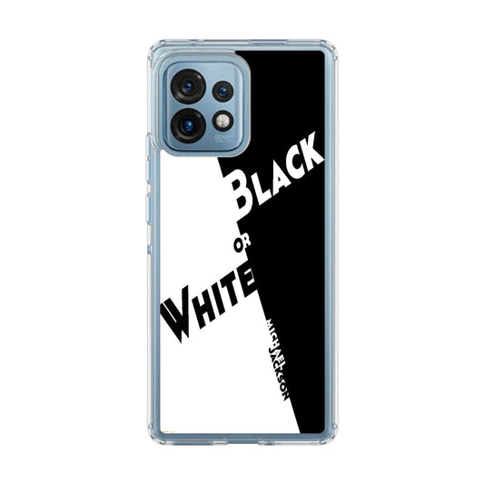 Black Or White Michael Jackson Motorola Edge Plus 2023 Case