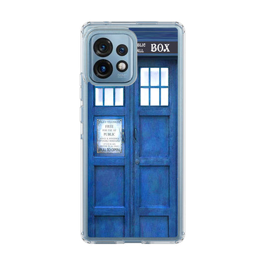 Blue Police Call Box Motorola Edge Plus 2023 Case