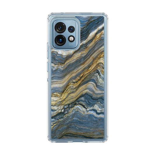 Blue Wave Marble Motorola Edge Plus 2023 Case