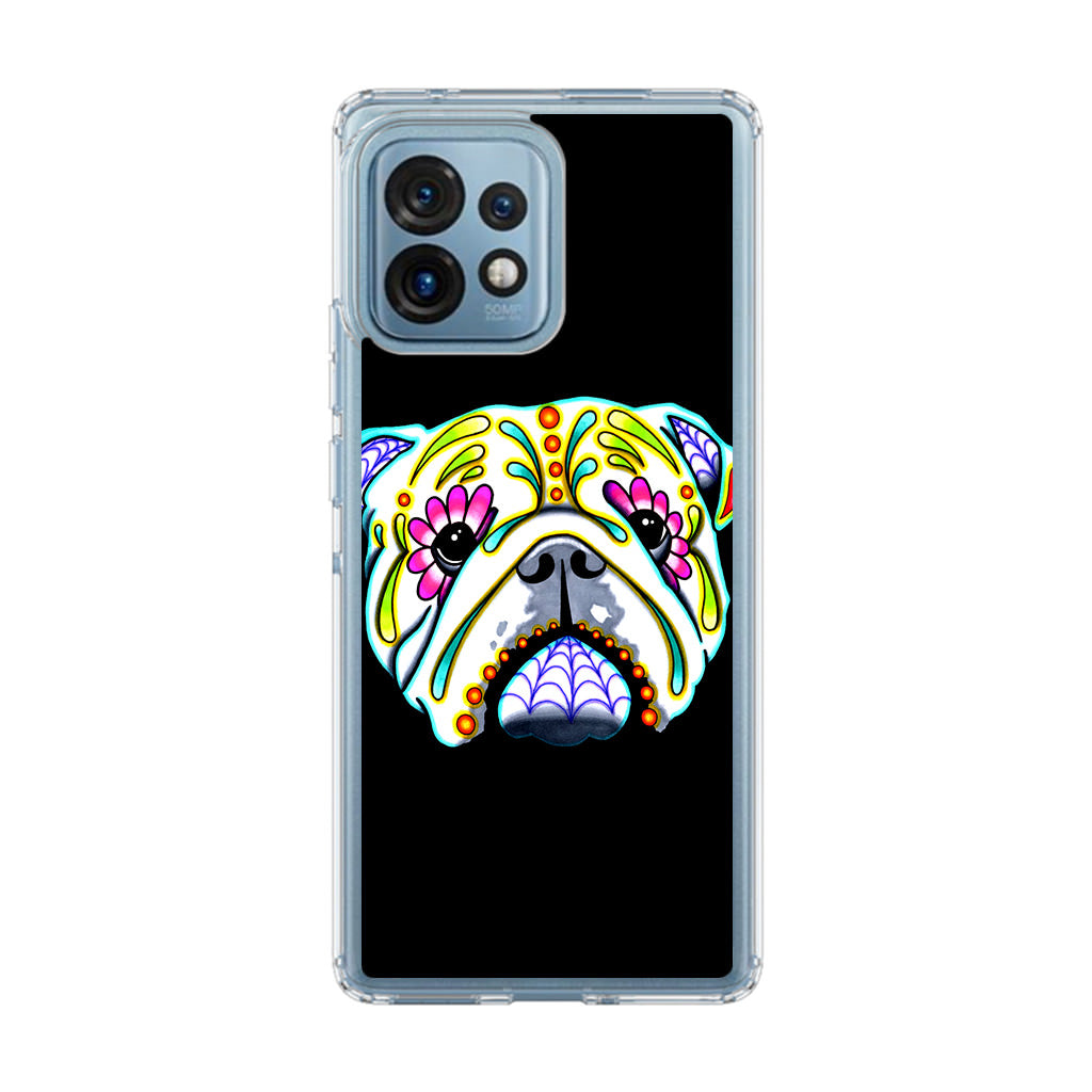 Colorful Bulldog Art Motorola Edge Plus 2023 Case