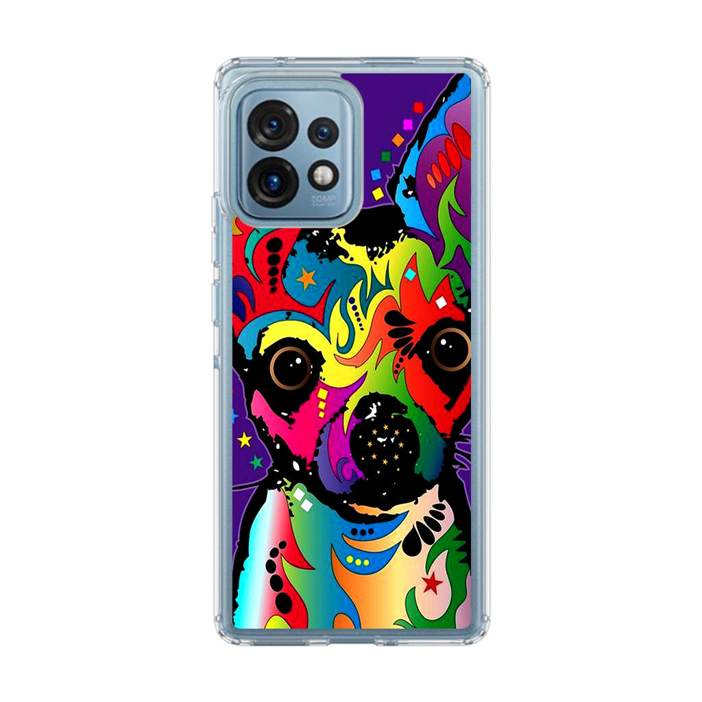 Colorful Chihuahua Motorola Edge Plus 2023 Case