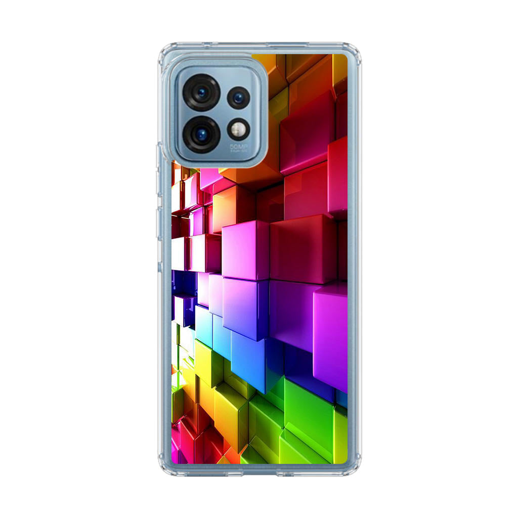 Colorful Cubes Motorola Edge Plus 2023 Case