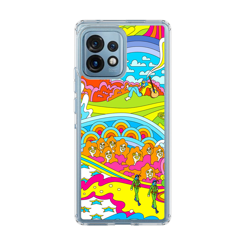 Colorful Doodle Motorola Edge Plus 2023 Case