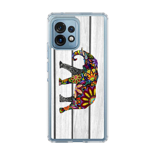 Colorful Elephant Flower Motorola Edge Plus 2023 Case