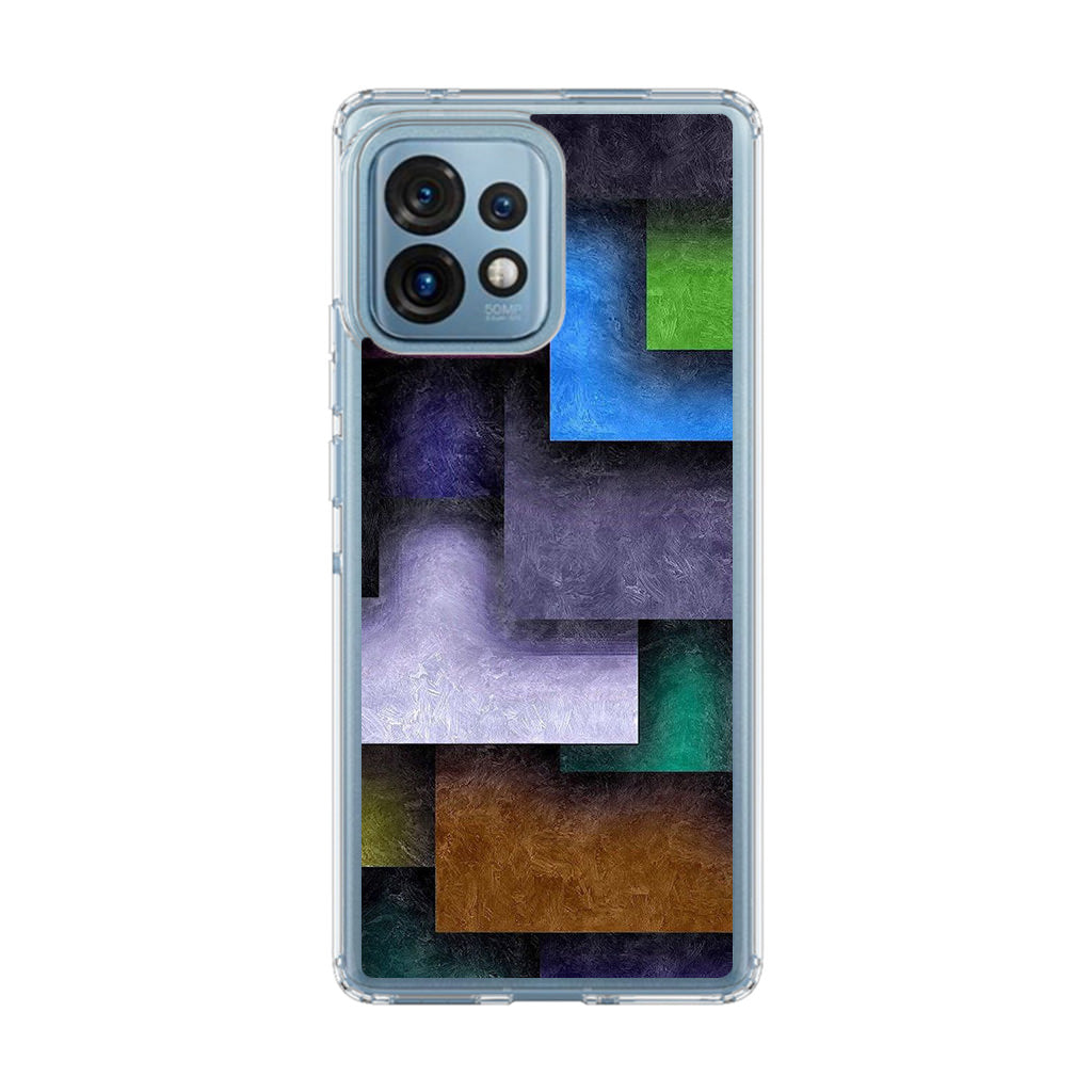 Colorful Rectangel Art Motorola Edge Plus 2023 Case