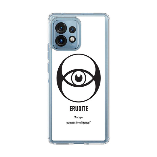 Erudite Divergent Faction Motorola Edge Plus 2023 Case