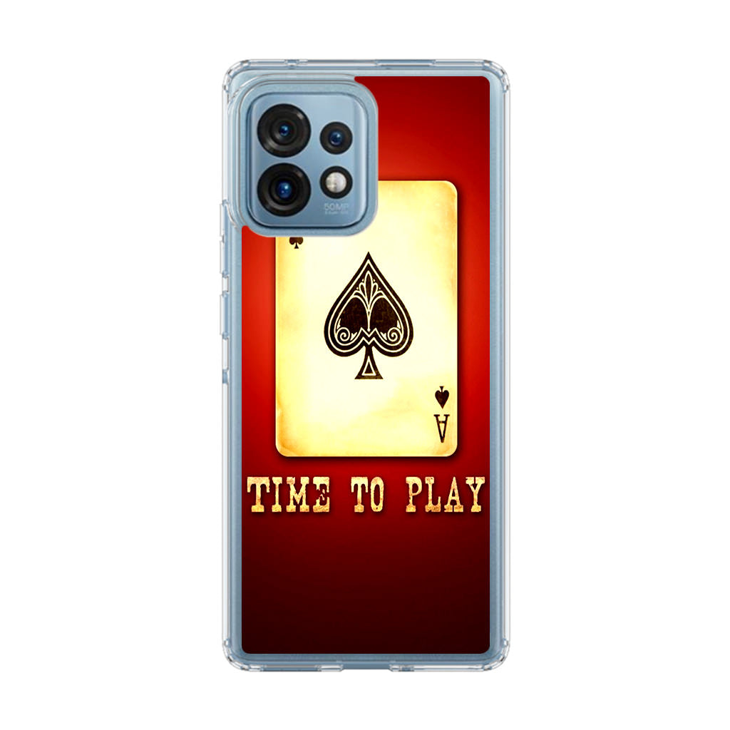 Game Card Time To Play Motorola Edge Plus 2023 Case