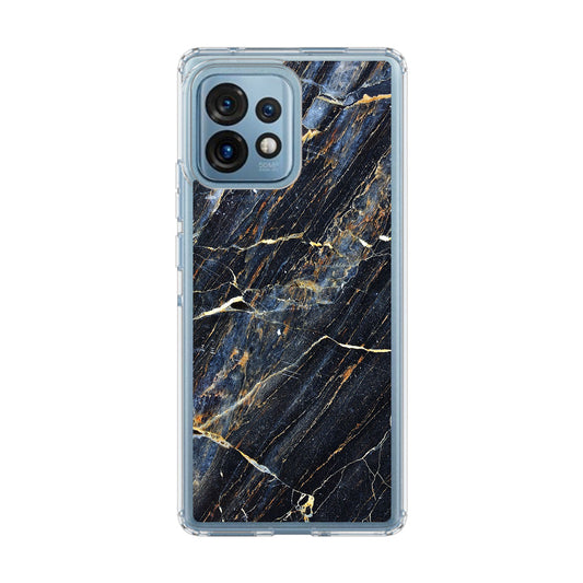 Golden Black Marble Motorola Edge Plus 2023 Case