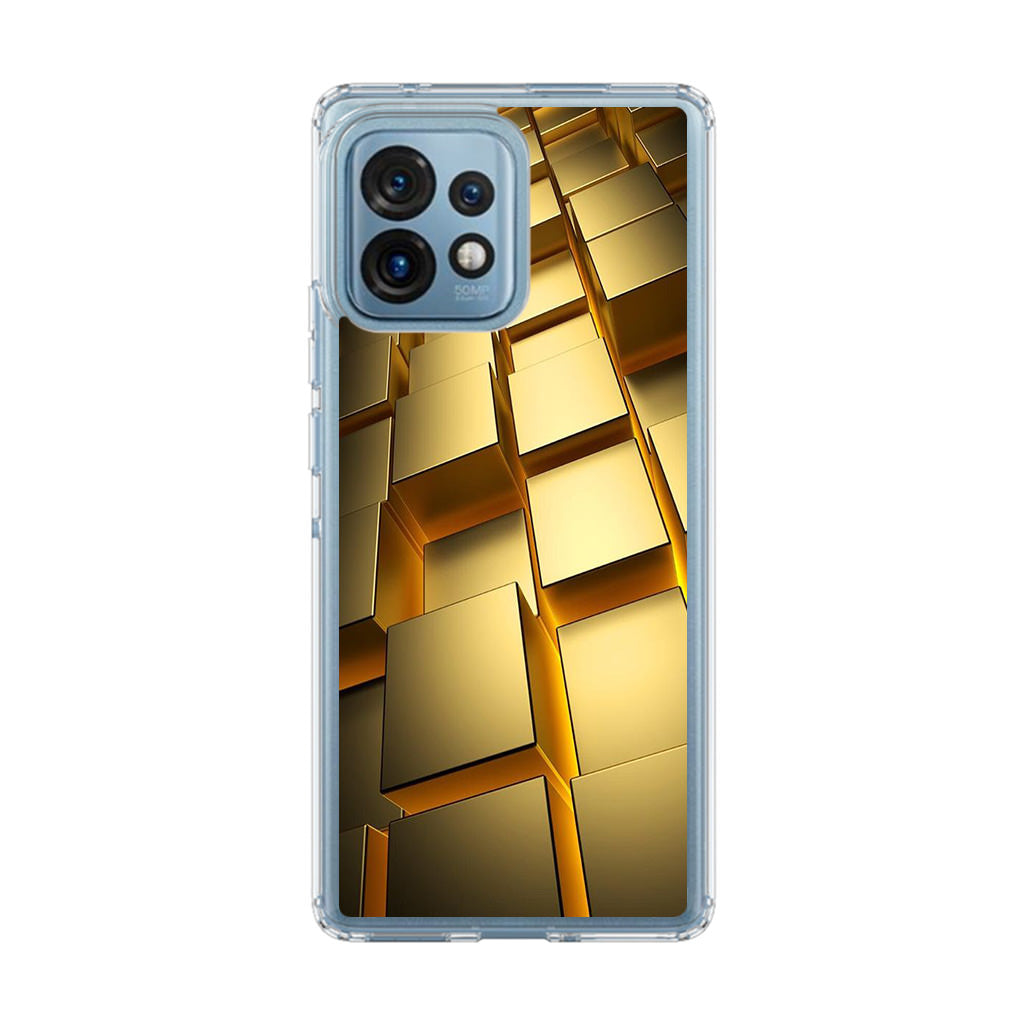 Golden Cubes Motorola Edge Plus 2023 Case