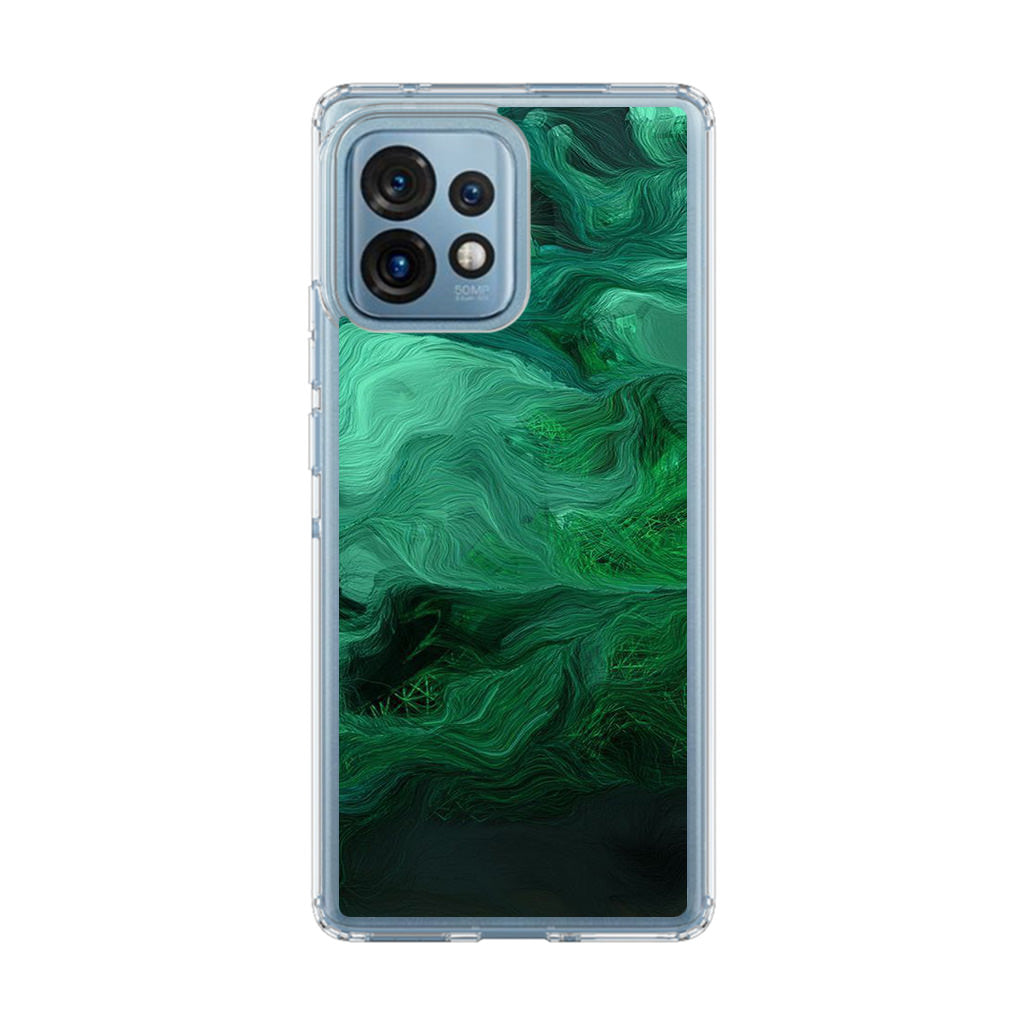 Green Abstract Art Motorola Edge Plus 2023 Case