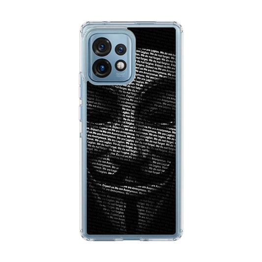 Guy Fawkes Mask Anonymous Motorola Edge Plus 2023 Case