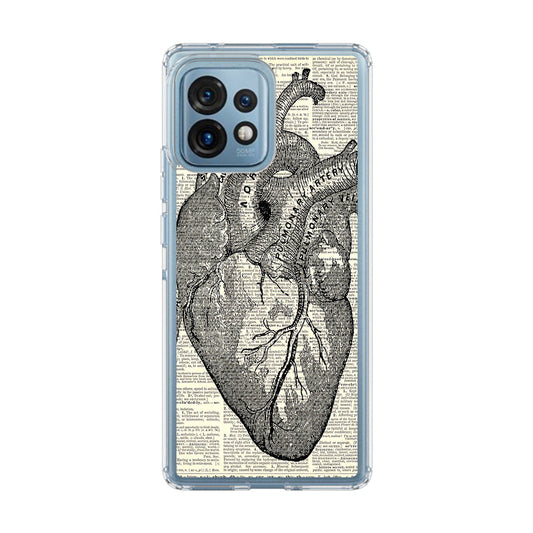 Heart Book Art Motorola Edge Plus 2023 Case