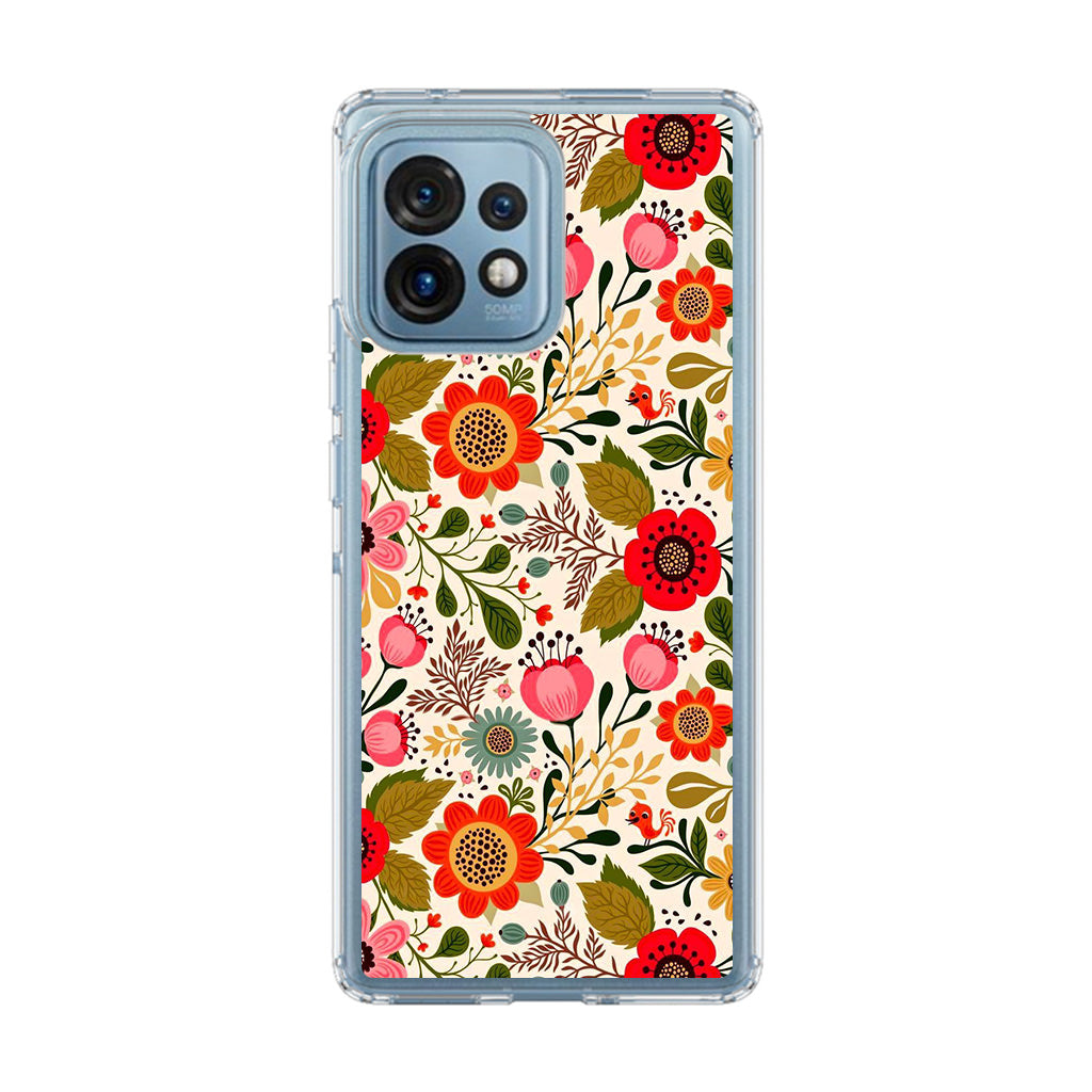 Hello Spring Pattern Motorola Edge Plus 2023 Case