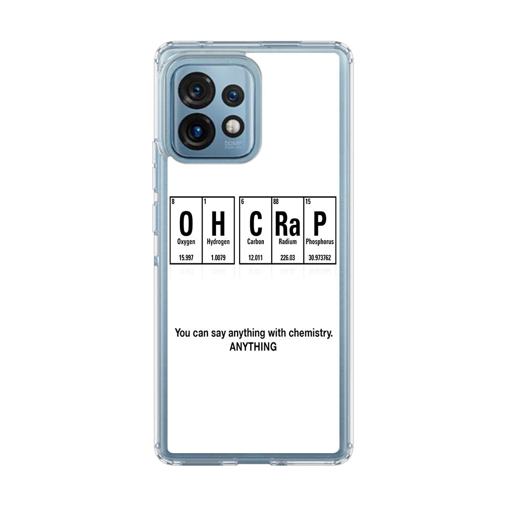 Humor Funny with Chemistry Motorola Edge Plus 2023 Case