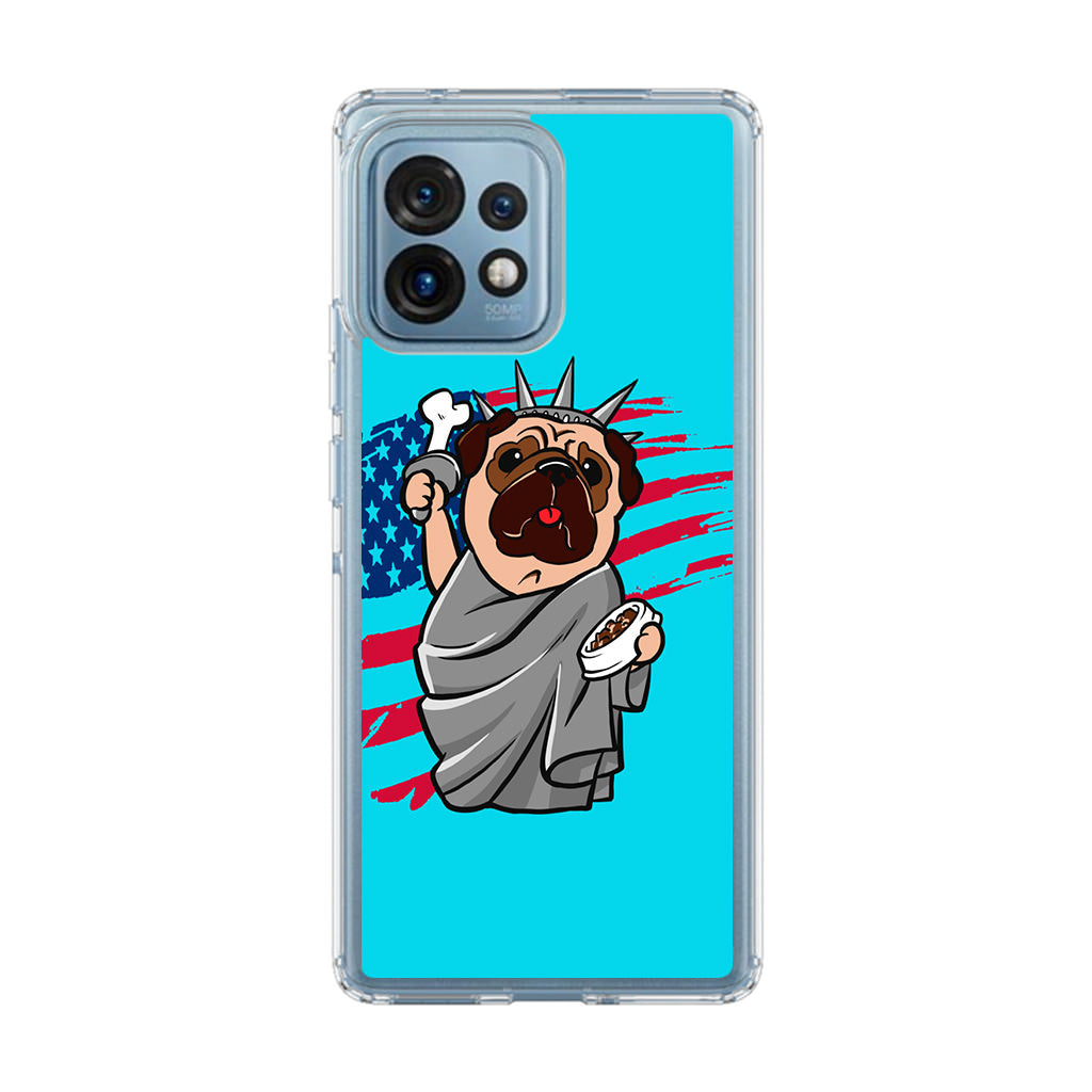 Independence Day Pug Motorola Edge Plus 2023 Case