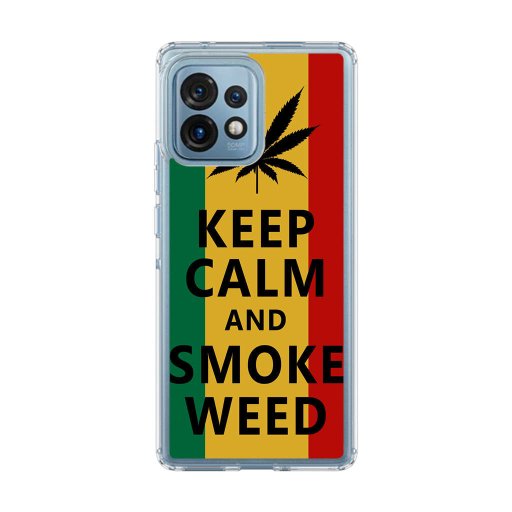 Keep Calm And Smoke Weed Motorola Edge Plus 2023 Case