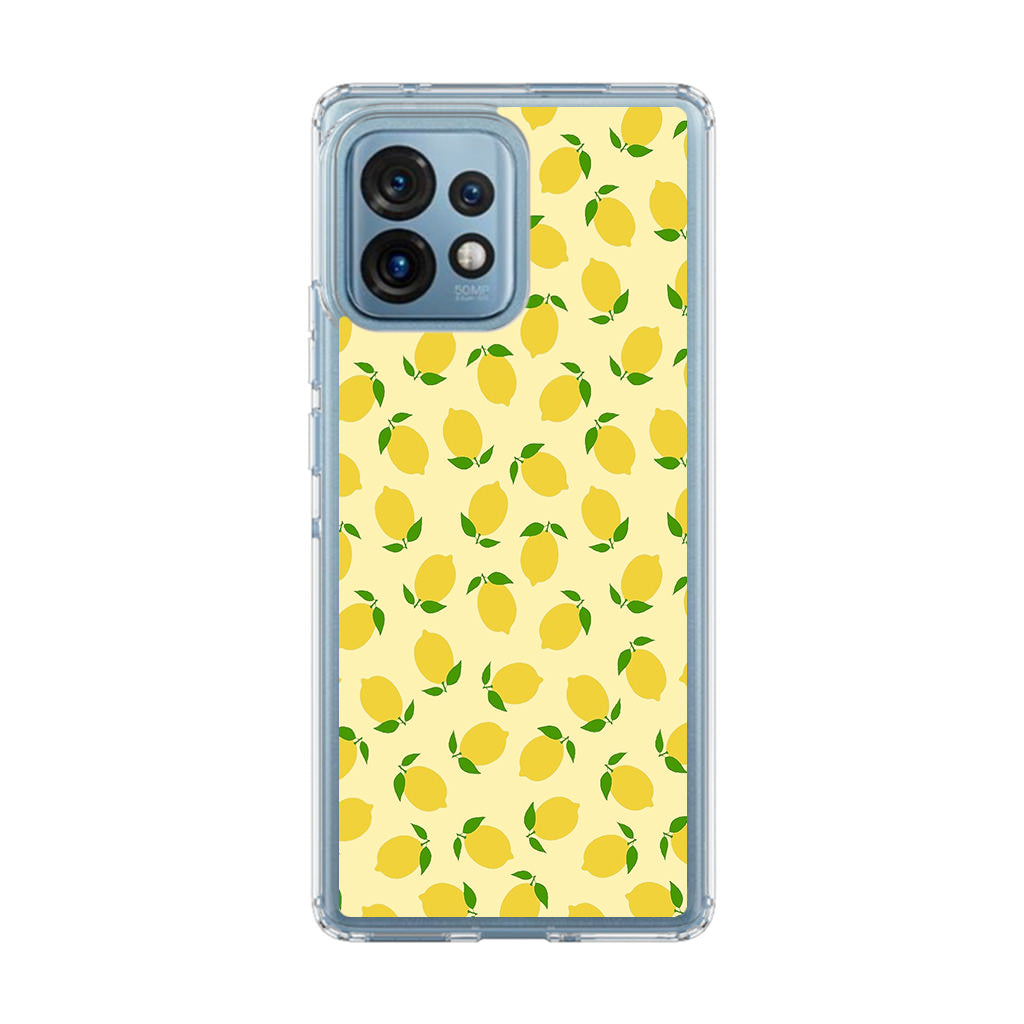 Lemons Fruit Pattern Motorola Edge Plus 2023 Case