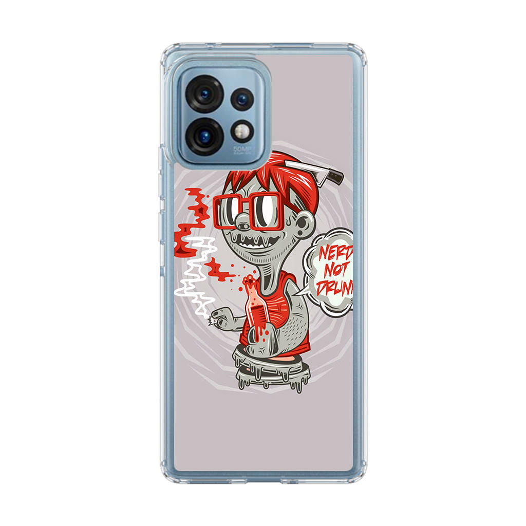 Nerd Not Drunk Zombie Motorola Edge Plus 2023 Case