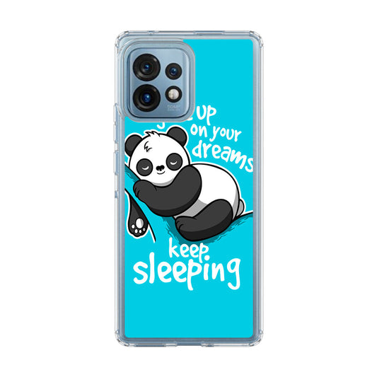 Panda Keep Sleeping Motorola Edge Plus 2023 Case