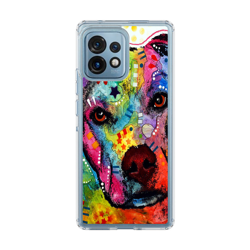 Pitbull Love Painting Motorola Edge Plus 2023 Case