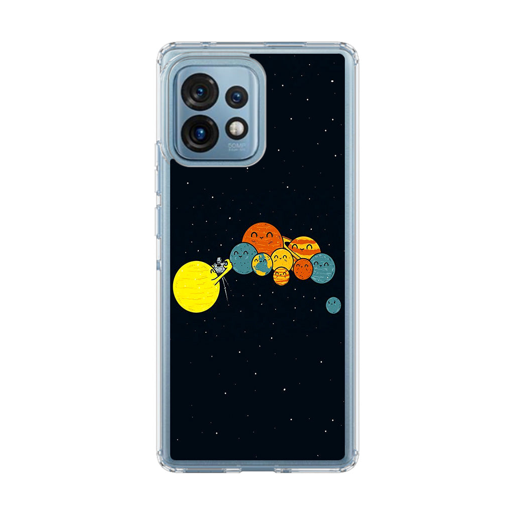 Planet Cute Illustration Motorola Edge Plus 2023 Case