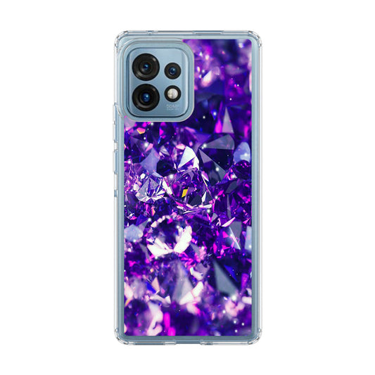 Purple Crystal Motorola Edge Plus 2023 Case