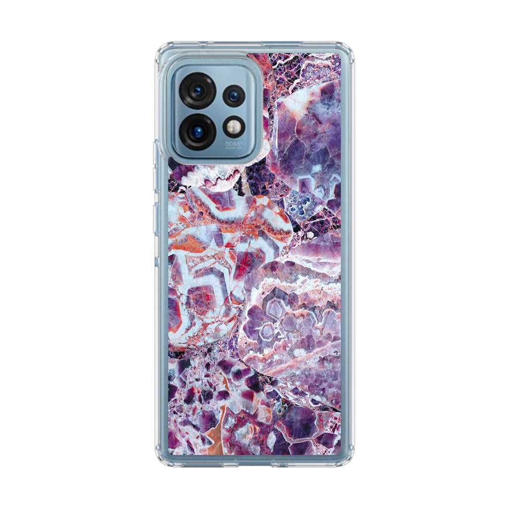 Purple Marble Motorola Edge Plus 2023 Case