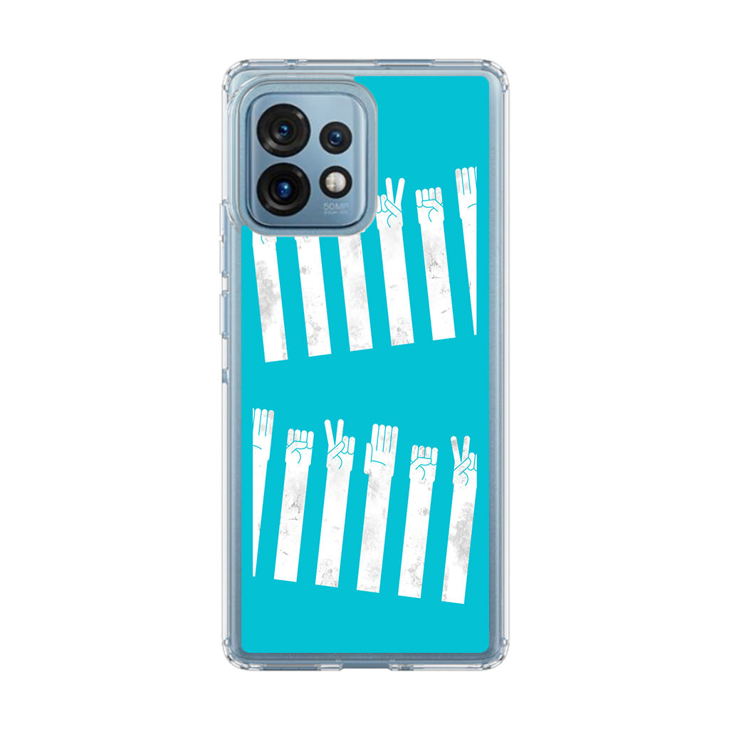 Rock–paper–scissors Zebra Crossing Motorola Edge Plus 2023 Case