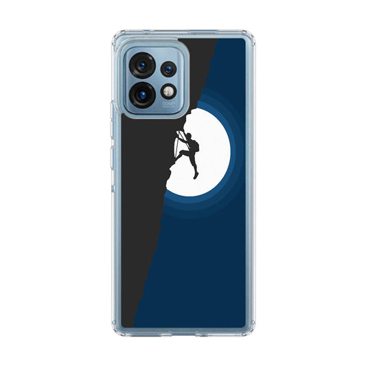 Silhouette of Climbers Motorola Edge Plus 2023 Case