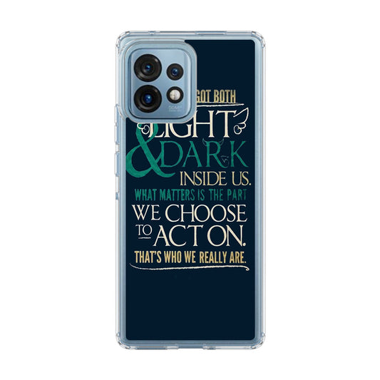 Sirius Black Quotes Motorola Edge Plus 2023 Case