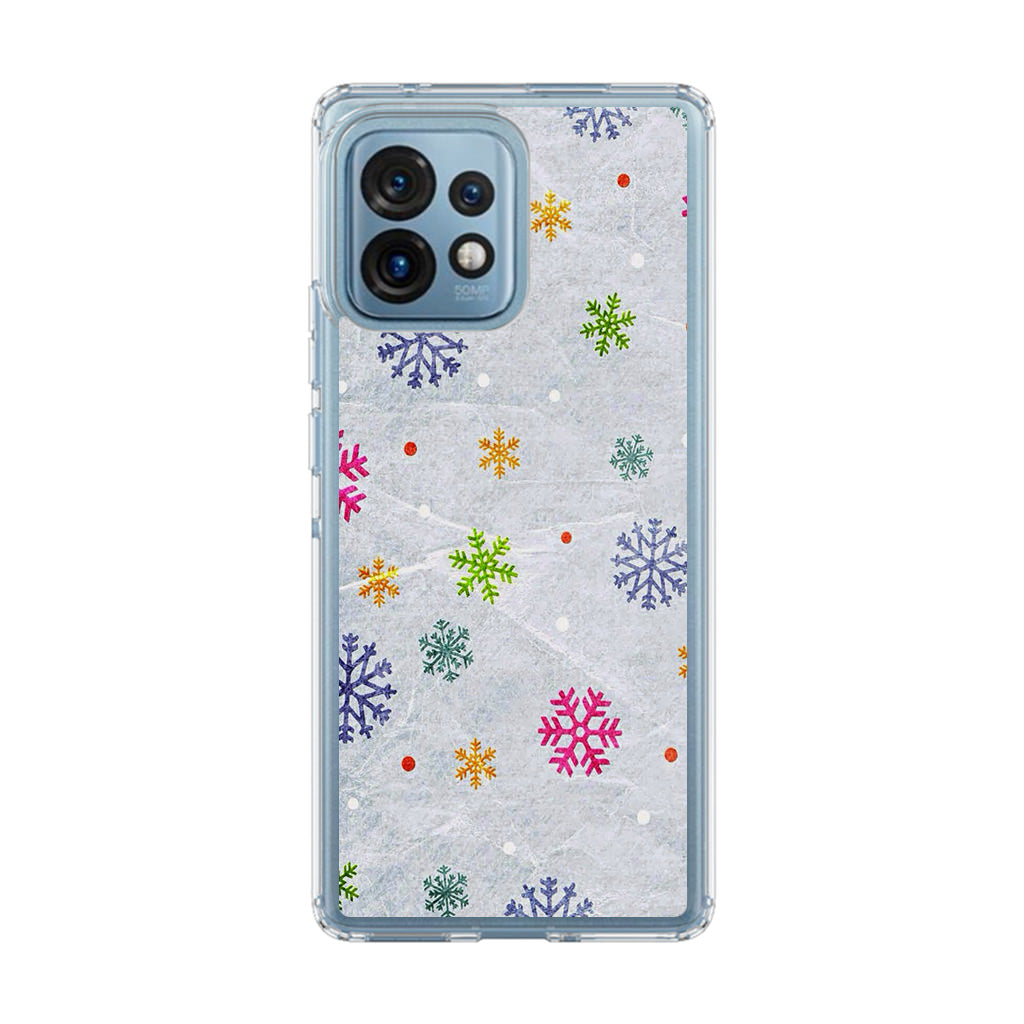 Snowflake Motorola Edge Plus 2023 Case