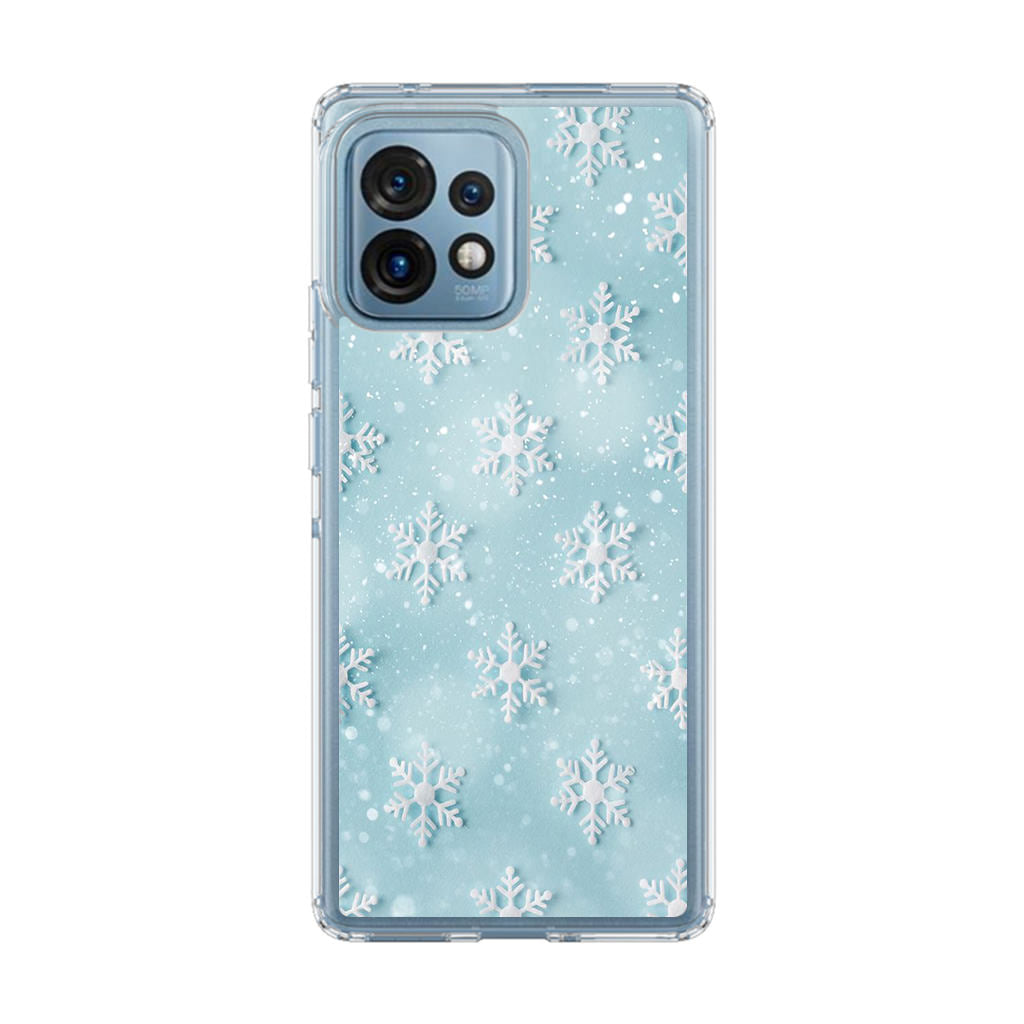 Snowflakes Pattern Motorola Edge Plus 2023 Case