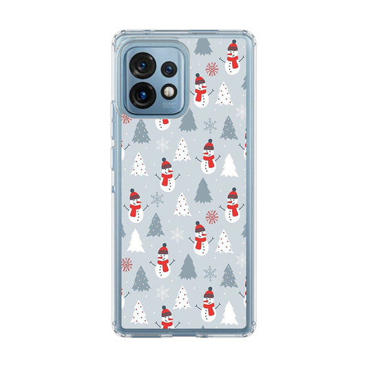 Snowmans Pattern Motorola Edge Plus 2023 Case