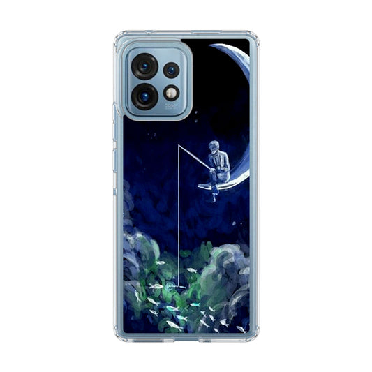 Tardis Walking To The Moon Motorola Edge Plus 2023 Case