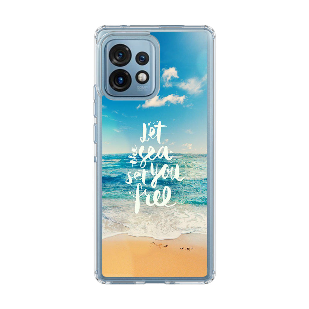 The Sea Set You Free Motorola Edge Plus 2023 Case