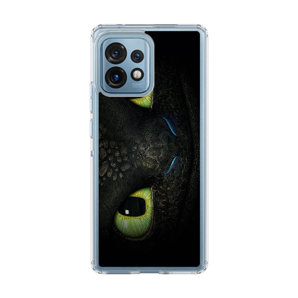 Toothless Dragon Eyes Close Up Motorola Edge Plus 2023 Case