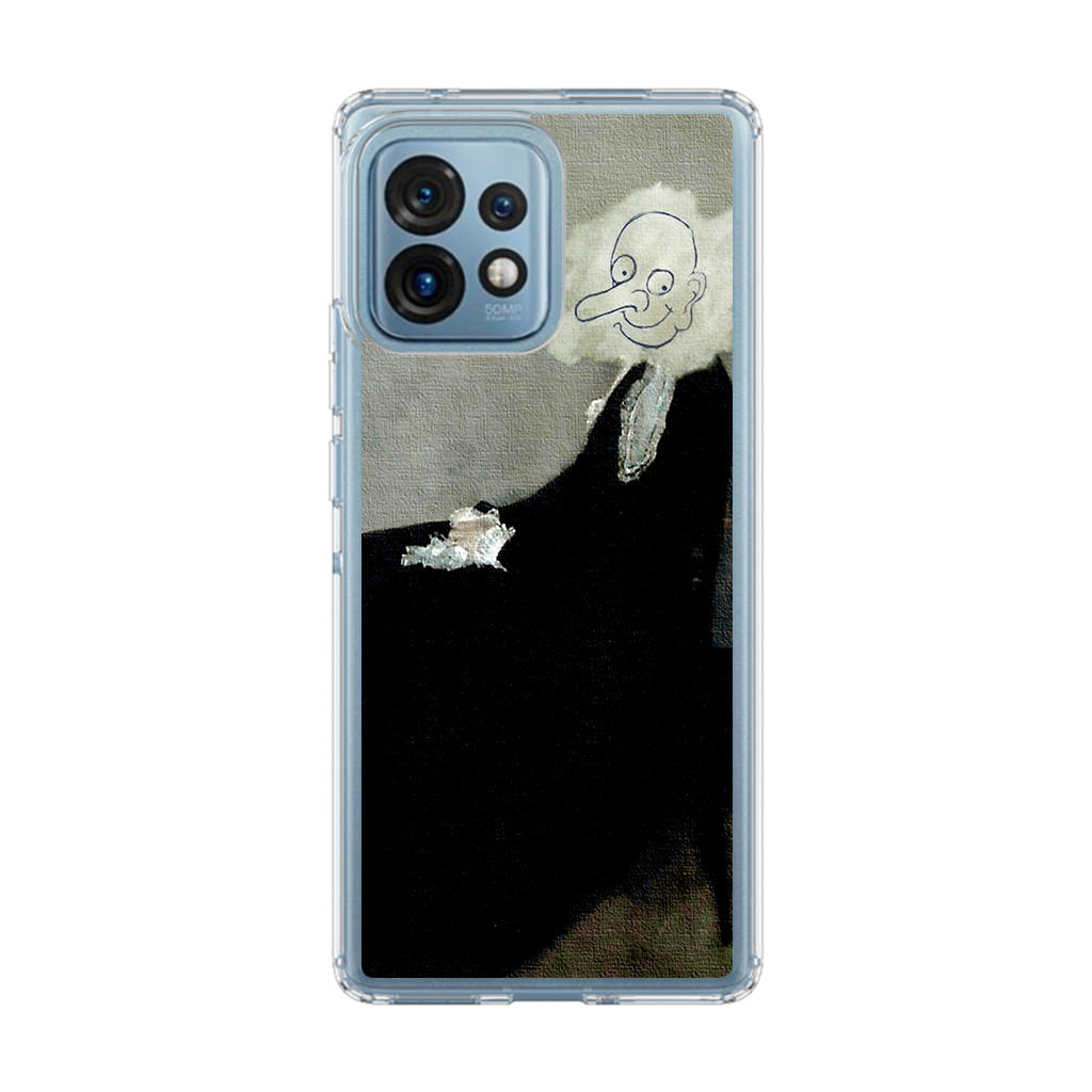 Whistler's Mother by Mr. Bean Motorola Edge Plus 2023 Case