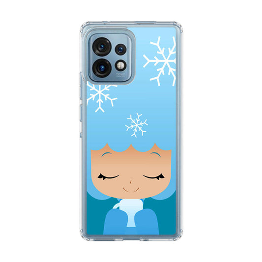 Winter Afro Girl Motorola Edge Plus 2023 Case