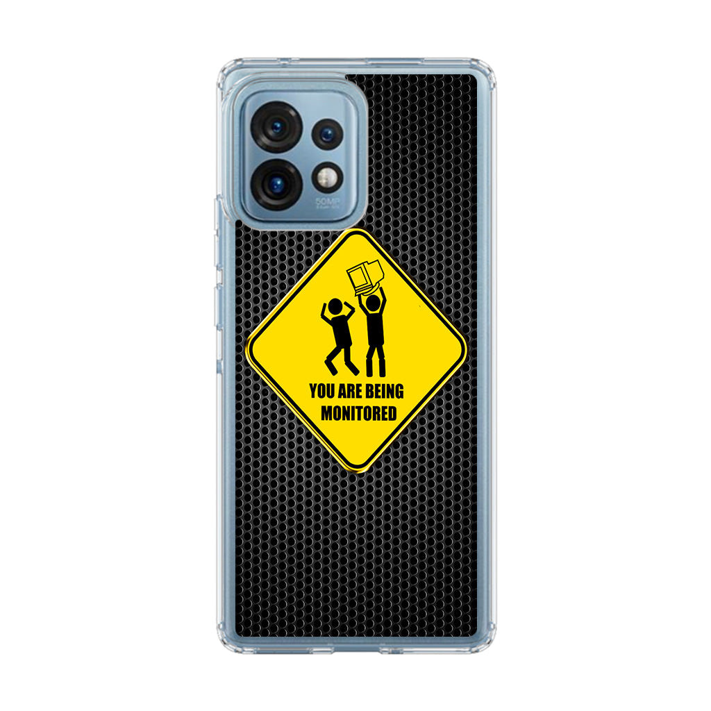 You Are Being Monitored Motorola Edge Plus 2023 Case