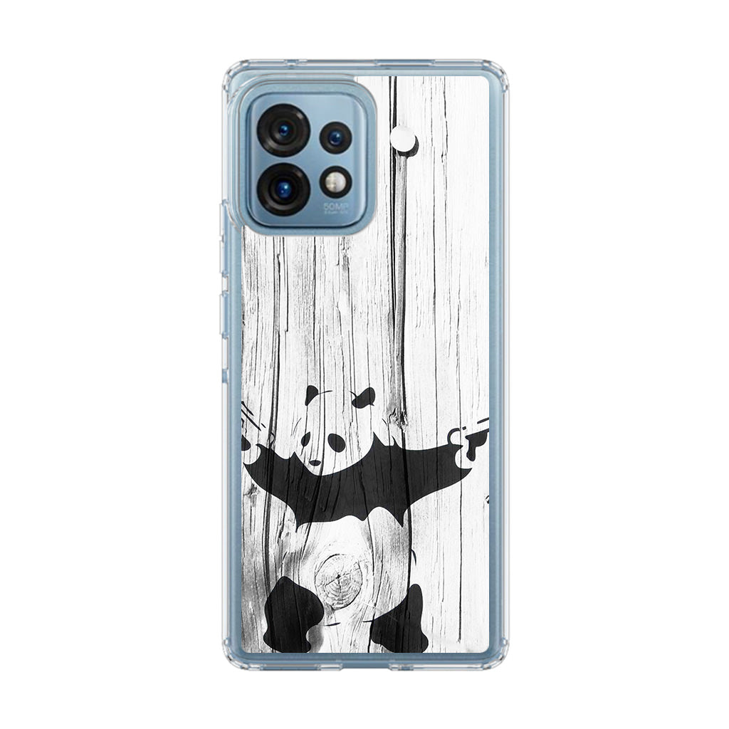 Banksy Graffiti Panda Motorola Edge Plus 2023 Case