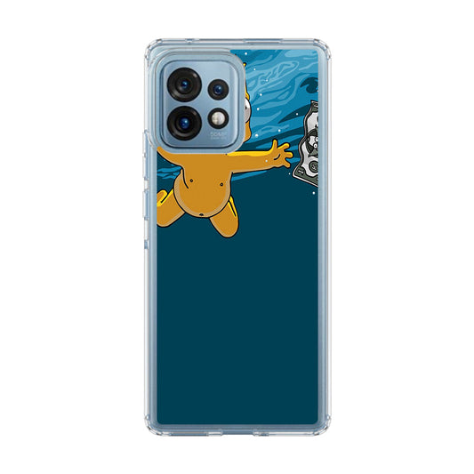 Bart Swimming For Money Motorola Edge Plus 2023 Case