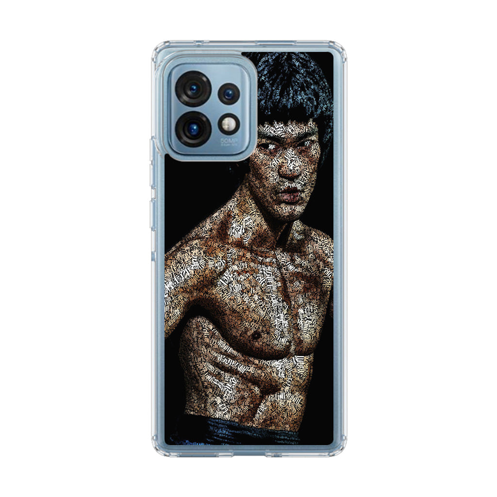 Bruce Lee Typograph Motorola Edge Plus 2023 Case