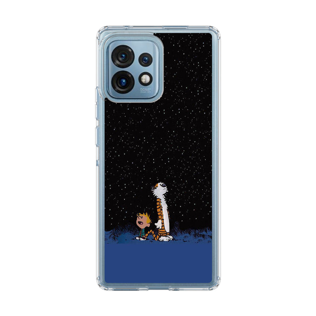 Calvin and Hobbes Space Motorola Edge Plus 2023 Case