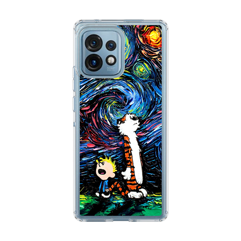 Calvin Art At Starry Night Motorola Edge Plus 2023 Case